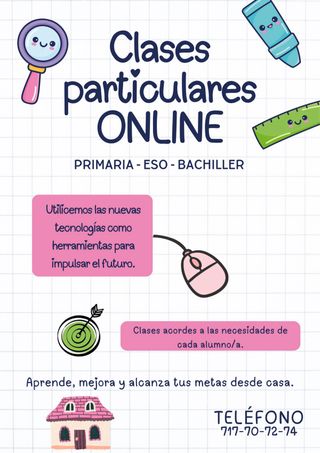 CLASES DE REPASO/REFUERZO ONLINE