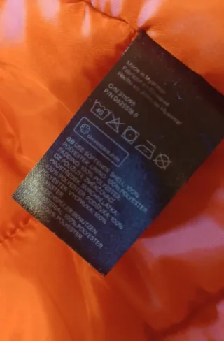 Parka h&m ,caqui con capucha