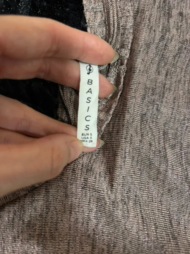 Camiseta manga larga oro rosado