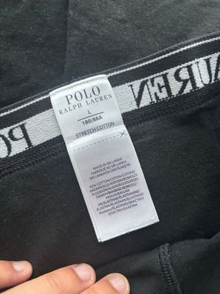 Pack 3 Boxer Polo Ralph Lauren Talla L Negro