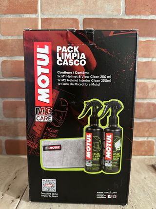 Pack Limpia Cascos Motul M1 y M2