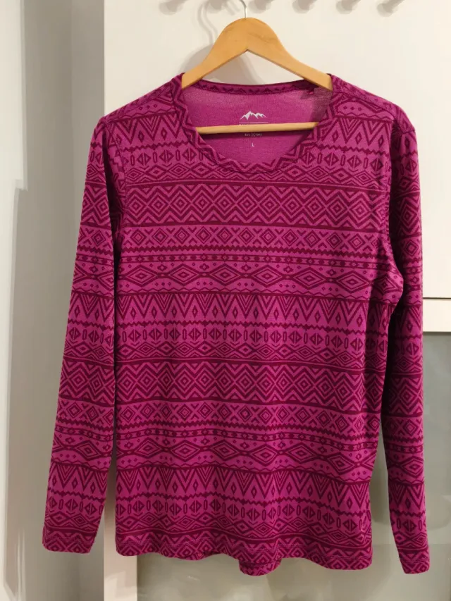 Jersey Snow Tech Mujer Manga Larga Estampado Talla