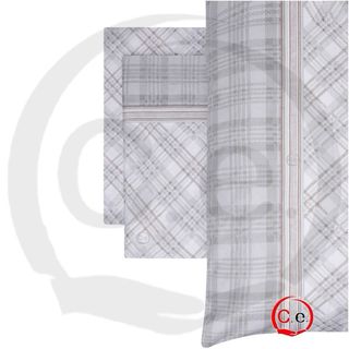 Set Lenzuola Fantasia a Quadri Blu