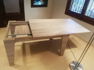 Mesa comedor extensible ABEDUL, Baricentro 