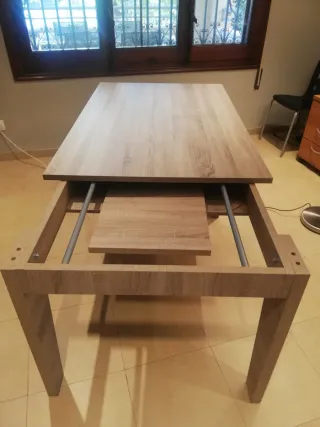Mesa comedor extensible ABEDUL, Baricentro 