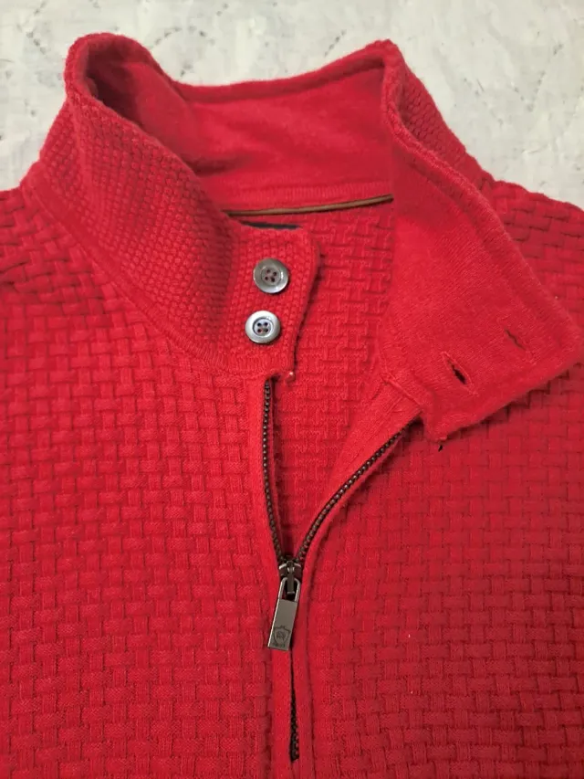 Jersey Hombre Massimo Dutti Rojo