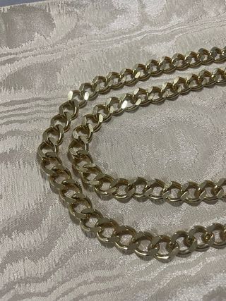 Collana doppia catena dorata