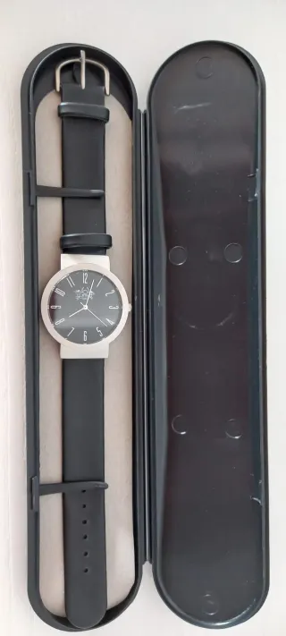 Reloj IFBB Hombre Negro y Plateado