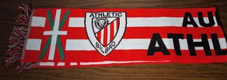 Bufanda Athletic Club Bilbao Roja y Blanca