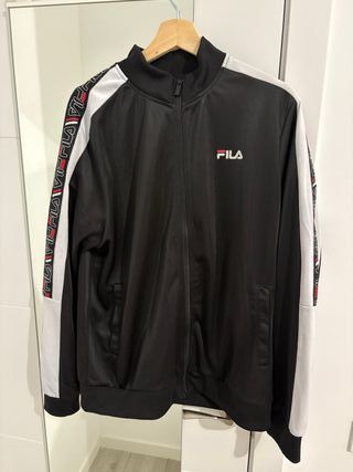 Chaqueta Deportiva Fila Negra Talla L