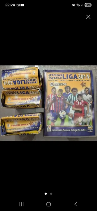 Fichas Quiz Liga 2014 Álbum y Colección