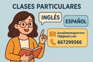 Ofrezco clases particulares de inglés y castellano