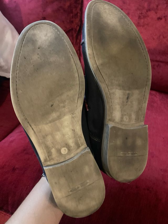 Zapatos de vestir hombre azul y rojo talla 40