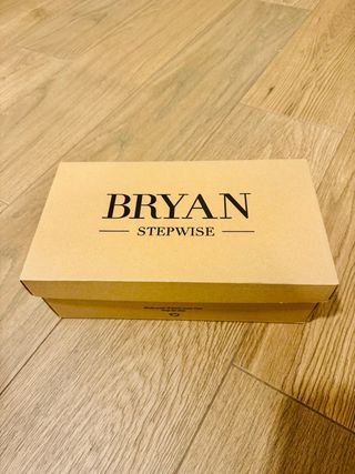 Sandalias Bryan Stepwise Piel Ante Negras Talla 39