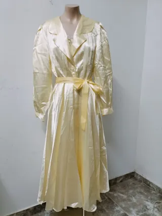 Conjunto camisón y bata vintage años 60