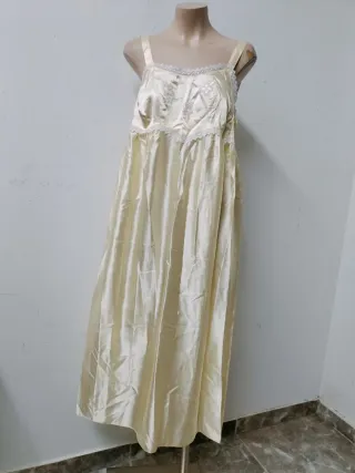 Conjunto camisón y bata vintage años 60