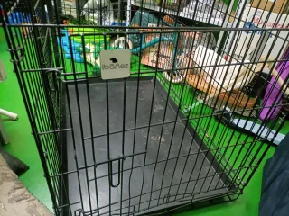 Jaula Perro Grande Negra marca Ibáñez