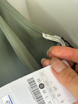 Top verde de una manga