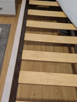 Cama juvenil madera y metal
