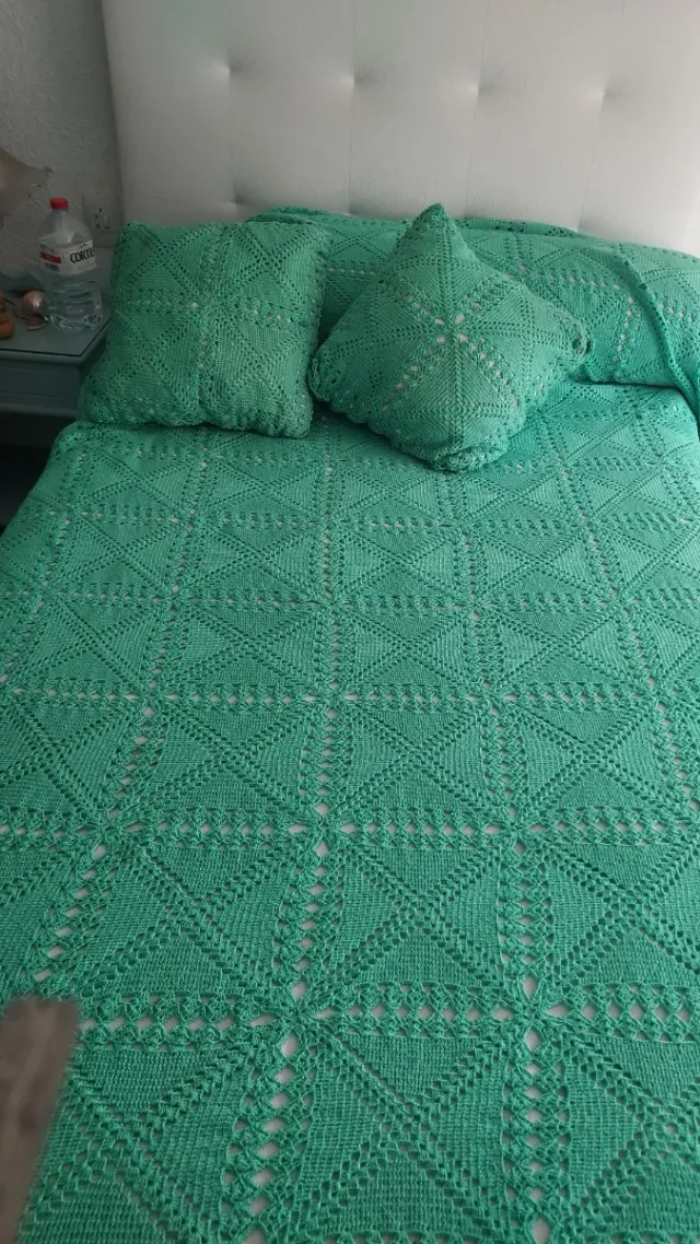 Cubierta y cojines cama 3m x 2.70m