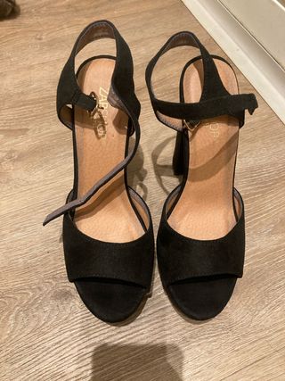 Zapatos de Tacón Antelina Negros