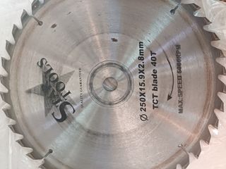 Disco Sierra Circular 250mm TCT 40T