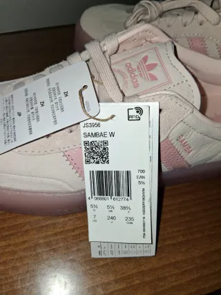 Adidas Samba Platform Rosa e Bianche