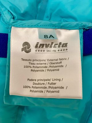 Piumino Invicta Viola 8 Anni