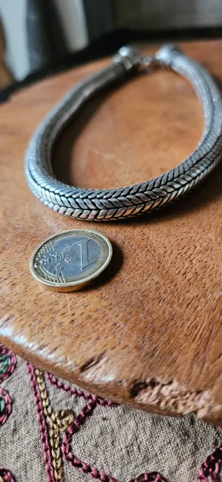 Collana snake in argento