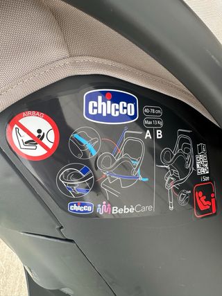 Silla de coche Chicco BebèCare + Base Isofix