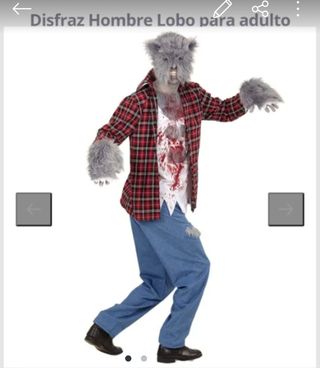 Disfraz Hombre Lobo Adulto Talla Única