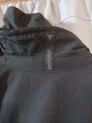 Chaqueta moto mujer negra