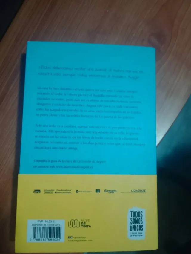 La Leccion De August (Spanish Edition)