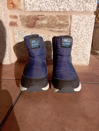 Botas niño invierno azul