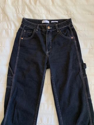 Vaqueros rectos Bershka negros