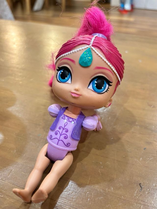 Muñecas Shimmer y Shine con Unicornio