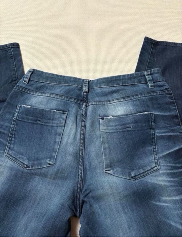 Vaqueros Zara Mujer Azul