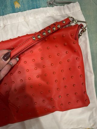 Borsa Patrizia Pepe Rossa con Borchie