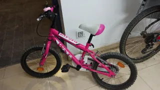 Bicicleta infantil rosa WST ELEGANT