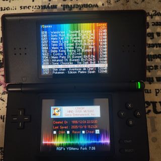 Nintendo DS Lite Crimson Red + Cartucho multijuego