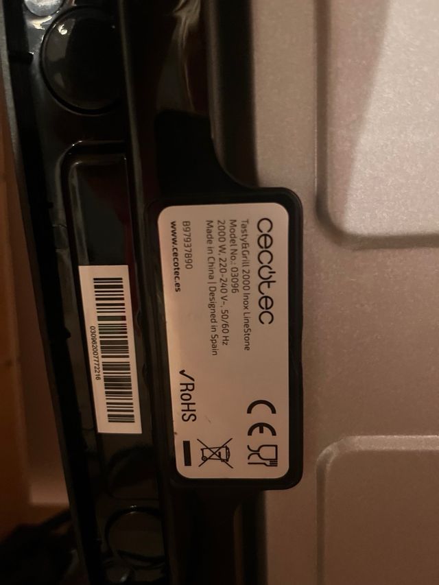 Parrilla Eléctrica Cecotec RockStone