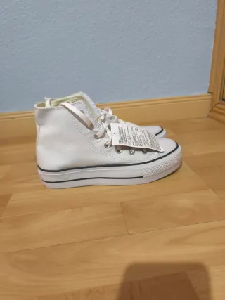 Zapatillas Converse Plataforma Blancas