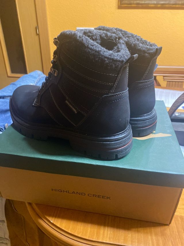 Botas Highland Creek Negras Sin Estrenar