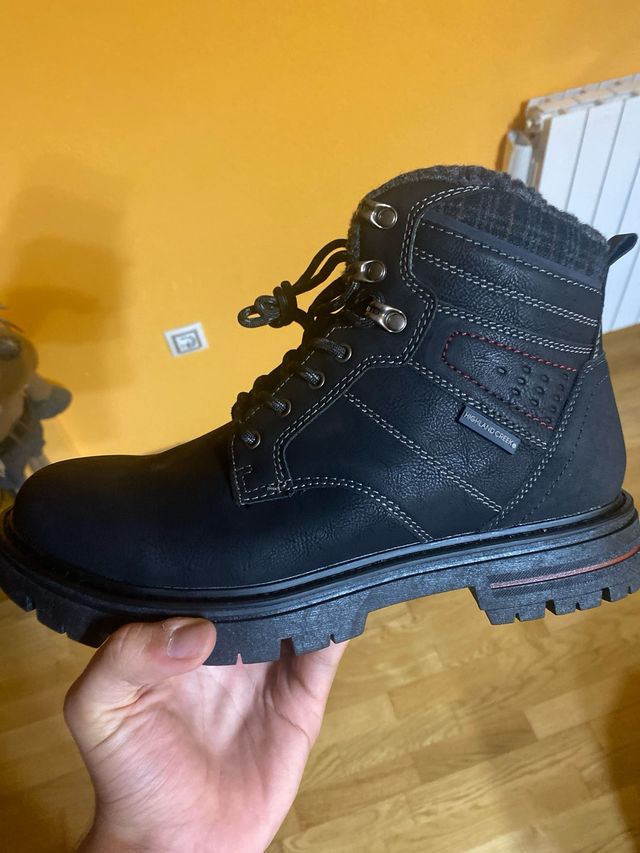 Botas Highland Creek Negras Sin Estrenar