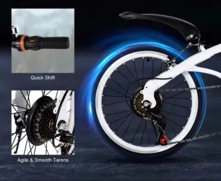 Bicicleta Plegable 50.8 cm – Aleación de Aluminio 