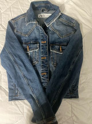 Chaqueta vaquera Zara azul
