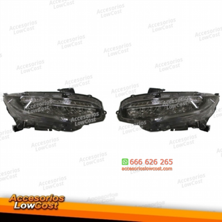 FAROS DELANTEROS HONDA CIVIC 4/5P (17-)