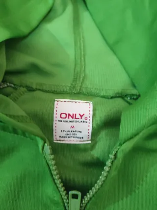 Chaqueta verde de punto