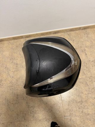 Maleta de moto Honda negra