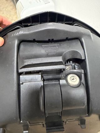 Maleta de moto Honda negra
